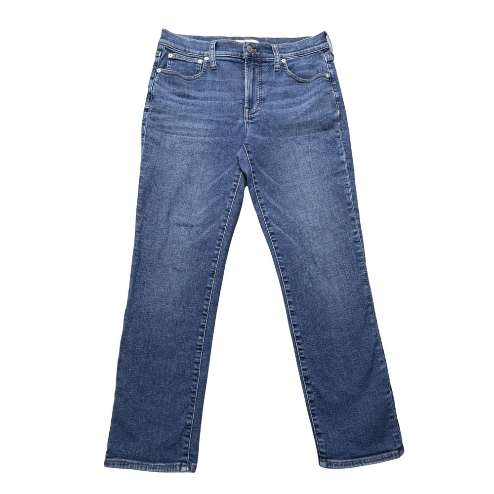 Madewell Mid-Rise Perfect Vintage Jeans Womens 30x25.5 Blue Straight Denim